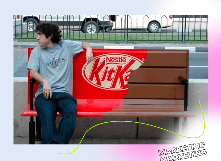 Пример партизанского маркетинга KitKat