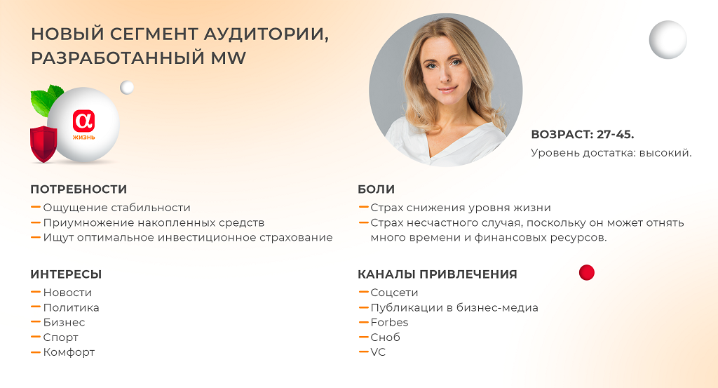 Рисунок 3. Новый сегмент ЦА