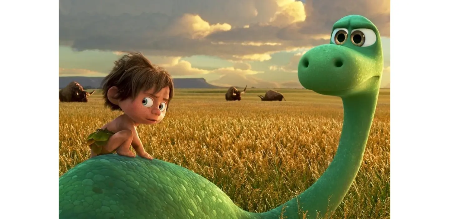 Кадр из мультфильма Pixar “Хороший динозавр”