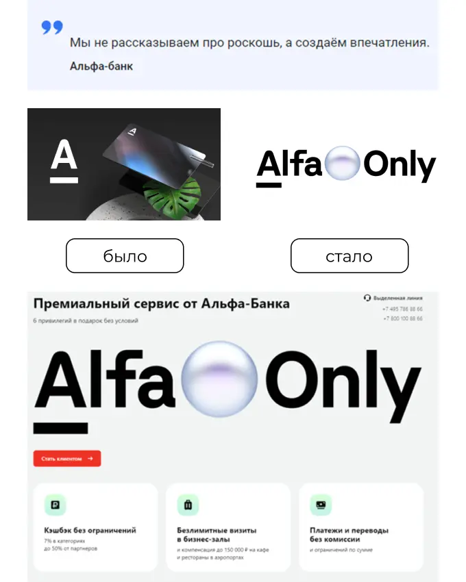 Ребрендинг 2024: Alfa Only