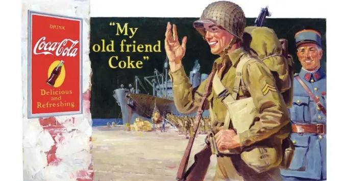 Позиционирование Coca-Cola во время войны
