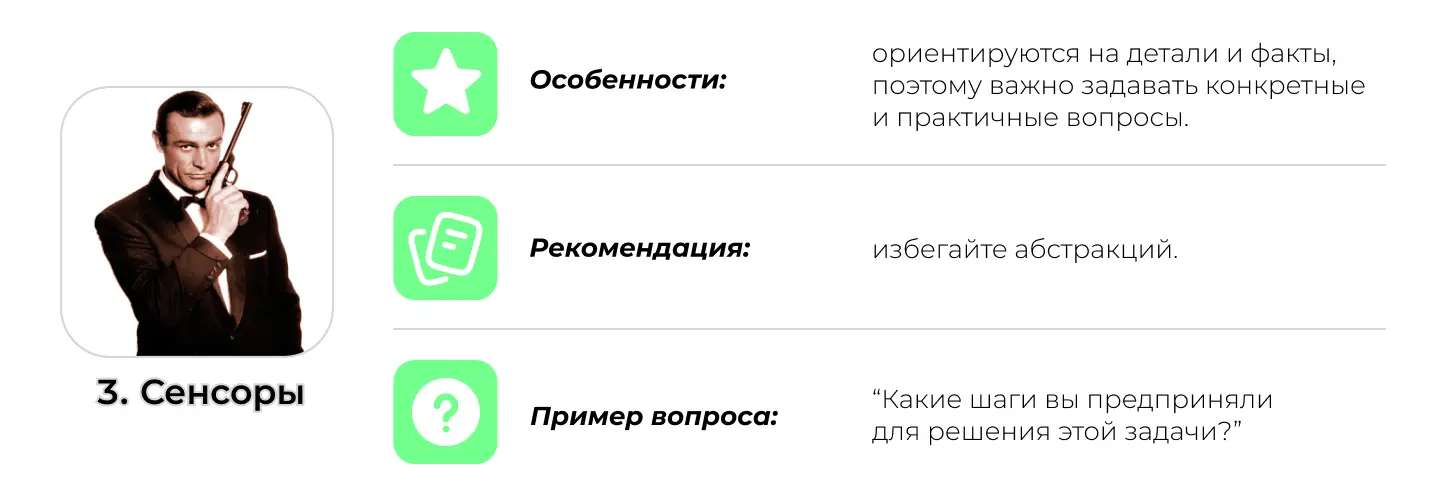 Психология экспертного интервью: сенсоры
