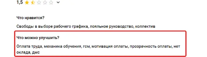 Какие отзывы о работе опасны для репутации: финансовые нарушения
