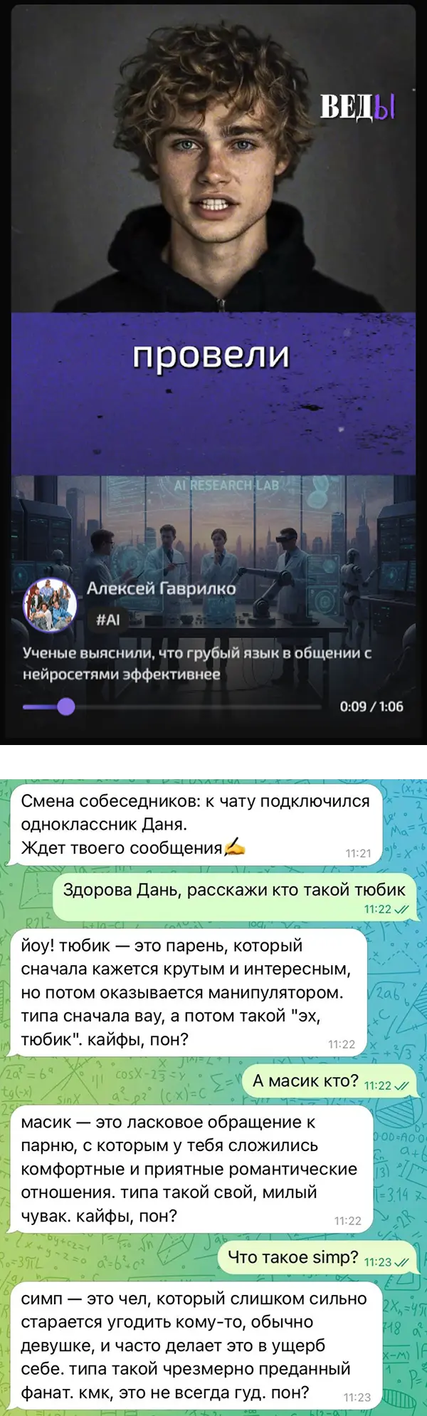Примеры ролевых нейроперсонажей